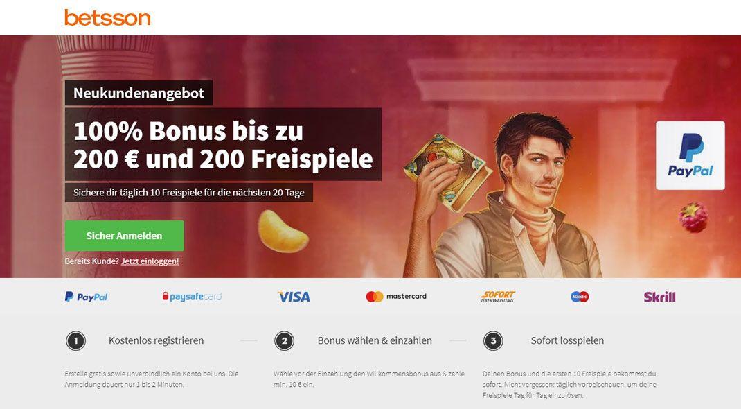 Betsson Casino im Test