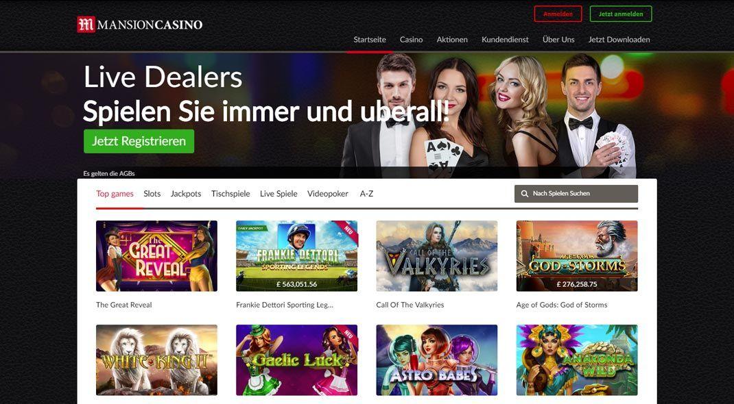 Mansion Casino im Test