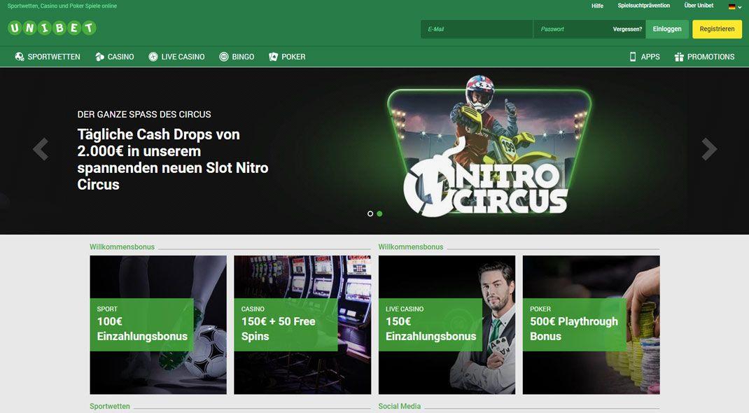 Unibet Casino Testt