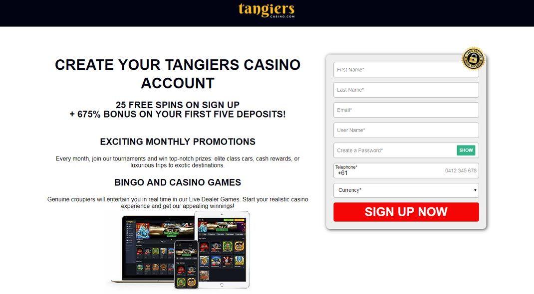 Tangiers online casino test