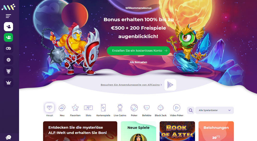 Alf Online Casino test