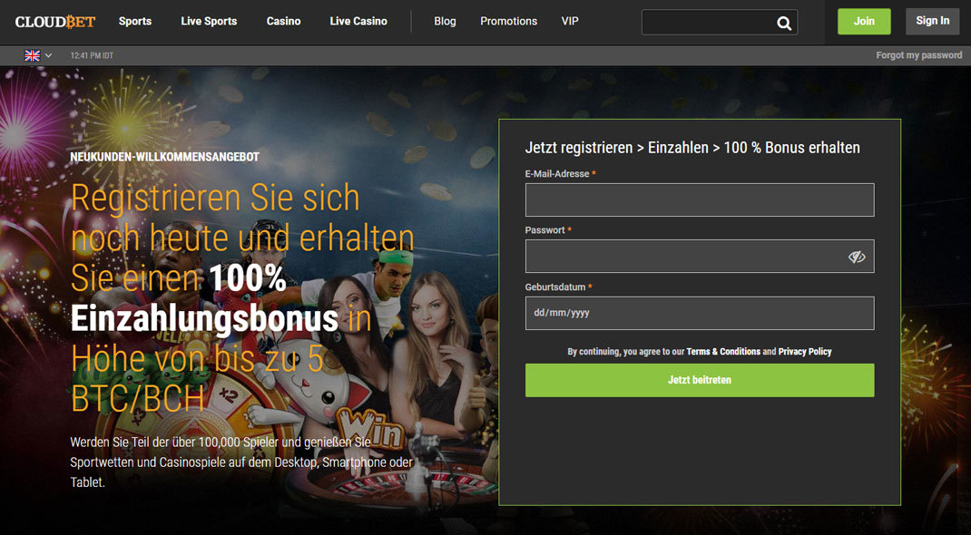 Cloudbet Online Casino test