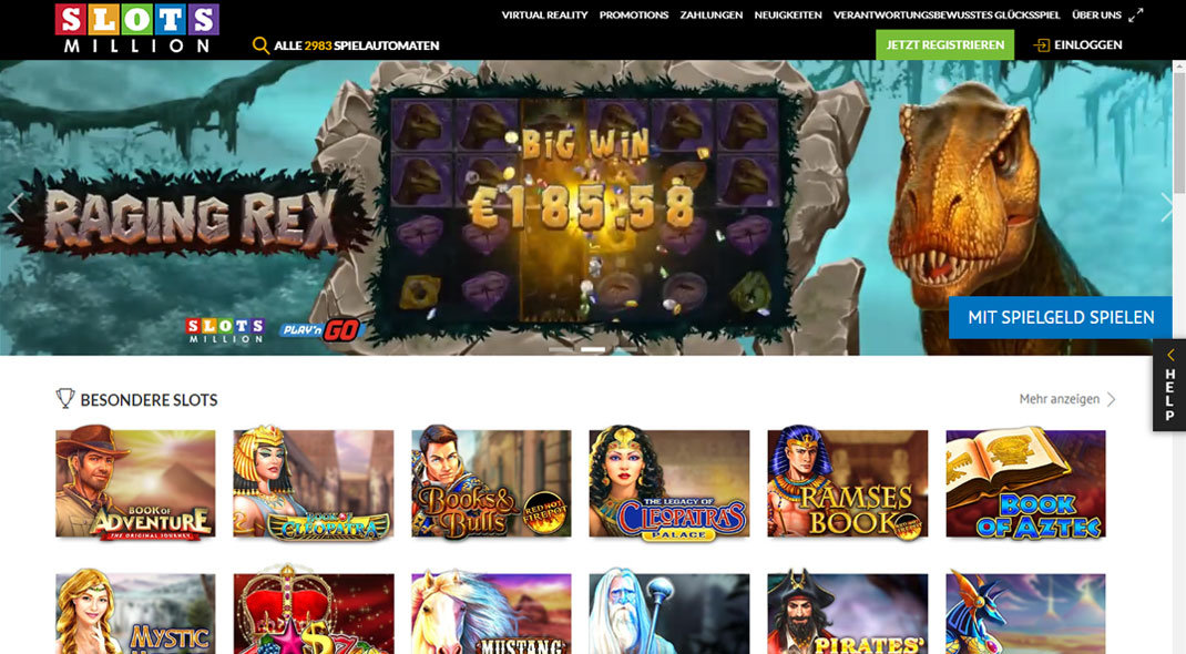 SlotsMillion Online Casino test