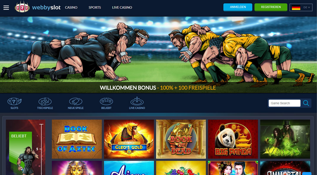 Webby Slot Online Casino test