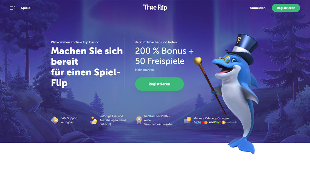 True Flip Online Casino test