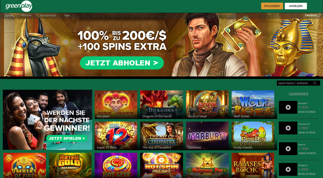 Greenplay Online Casino test