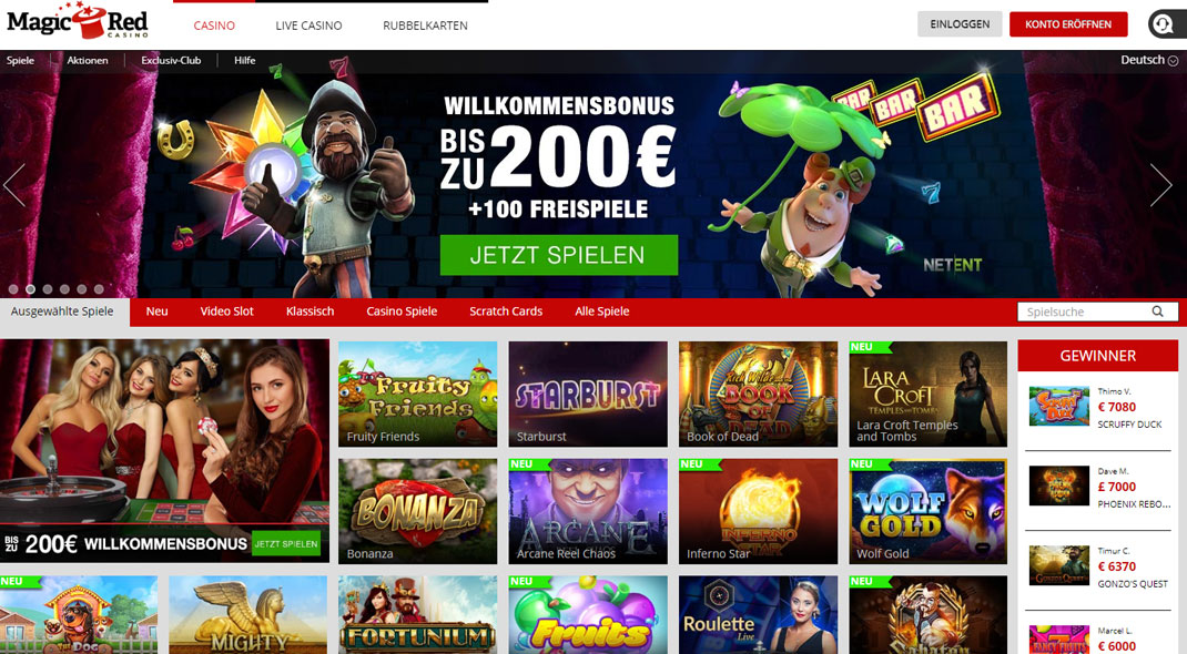 Magic Red Online Casino test