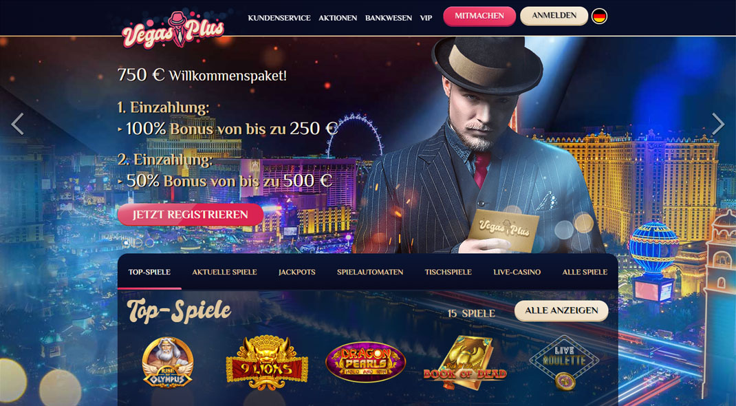 Vegasplus Online Casino test