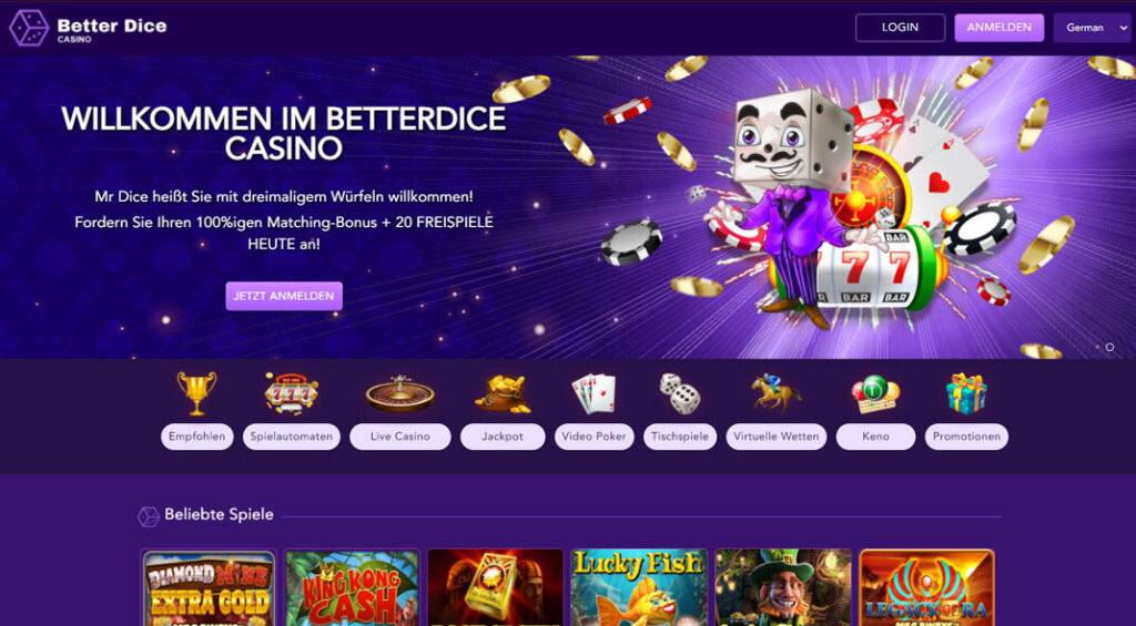 BetterDice Casino Test