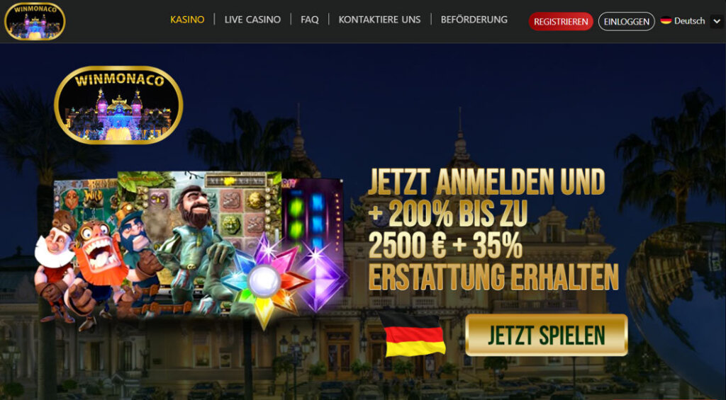 WinMonaco Casino Angebot