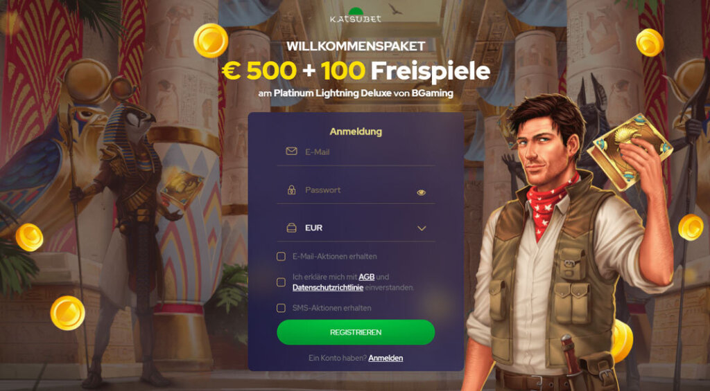 Katsubet Online Casino Angebot